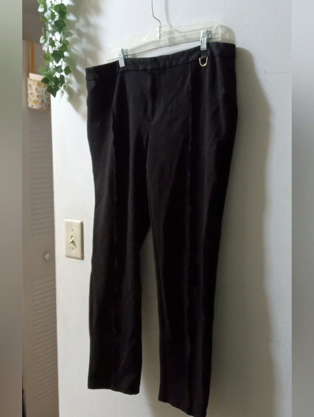 Charter Club Black Men's Dress Pants - Straight Leg